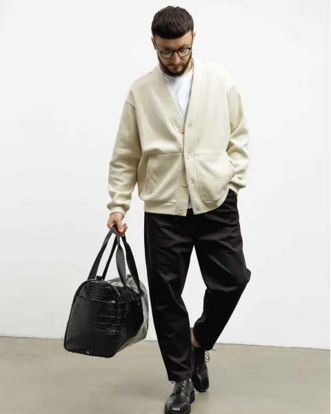 "BAREL BAG" рептилія, чорна