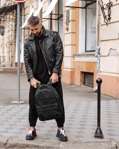 "TIPOLEATHER" екошкіра, чорний