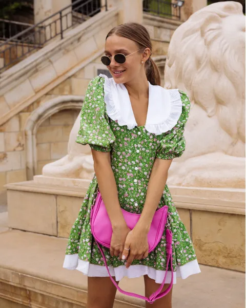 "SADDLE BAG" рожева