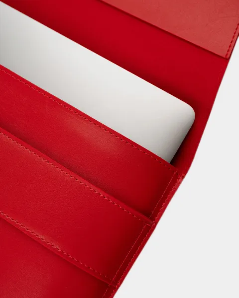 "LAPTOP CASE" екошкіра, червоний