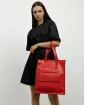 "Office bag large" екошкіра, червона
