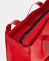"Office bag large" екошкіра, червона