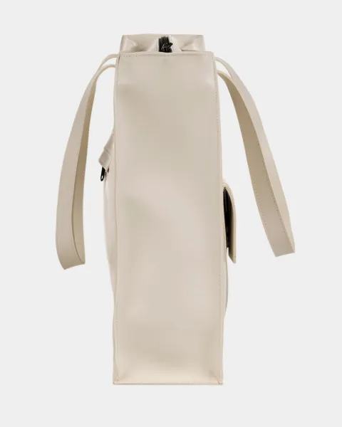 "Office bag large" екошкіра, слонова кістка