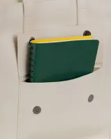 "Office bag large" екошкіра, слонова кістка