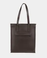 "Office bag large" екошкіра, коричнева
