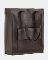"Office bag large" екошкіра, коричнева