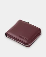 Гаманець "Zip Wallet" шкіряний, бордо