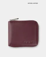 Гаманець "Zip Wallet" шкіряний, бордо