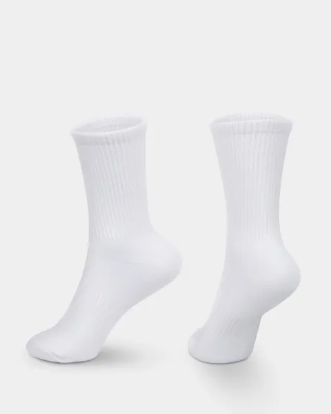 Шкарпетки бавовняні унісекс, білі 39-44 р.