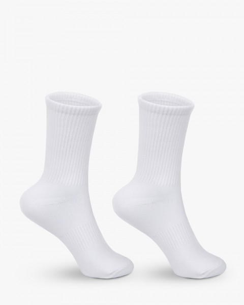Шкарпетки бавовняні унісекс, білі 39-44 р.