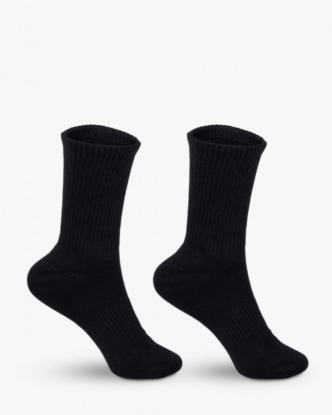 Шкарпетки бавовняні унісекс, чорні 39-44 р.