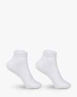 Шкарпетки короткі бавовняні унісекс, білі (3 пари) 39-44 р.