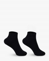 Шкарпетки короткі бавовняні унісекс, чорні (3 пари) 39-44 р.