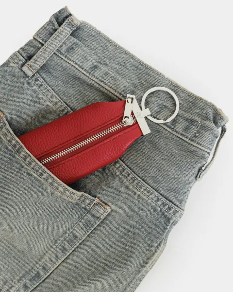 Ключниця "Key Purse" шкіряна, червона