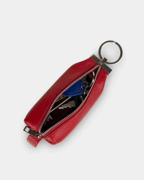 Ключниця "Key Purse" шкіряна, червона