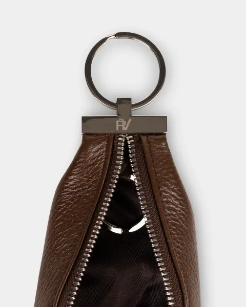 Ключниця "Key Purse" шкіряна, темно-коричнева