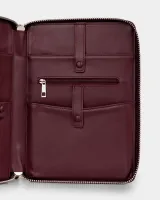 Папка "Folder" шкіряна, бордова