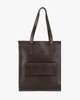 "Office bag large" екошкіра, коричнева