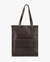 "Office bag large" екошкіра, коричнева
