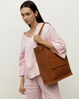 "Office bag large" екошкіра, карамель