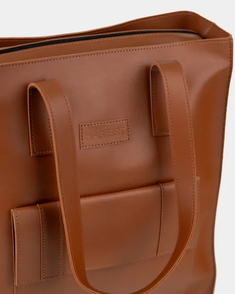 "Office bag large" екошкіра, карамель