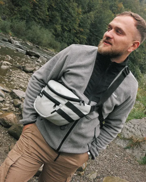 "TECH BAG" сіра