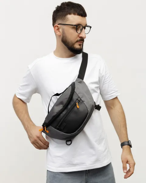 "TECH BAG" поліестер, нео грей