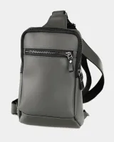 "SHUTTLE UNO BAG" екошкіра. сіра
