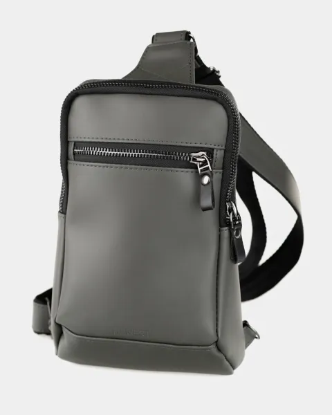"SHUTTLE UNO BAG" екошкіра. сіра
