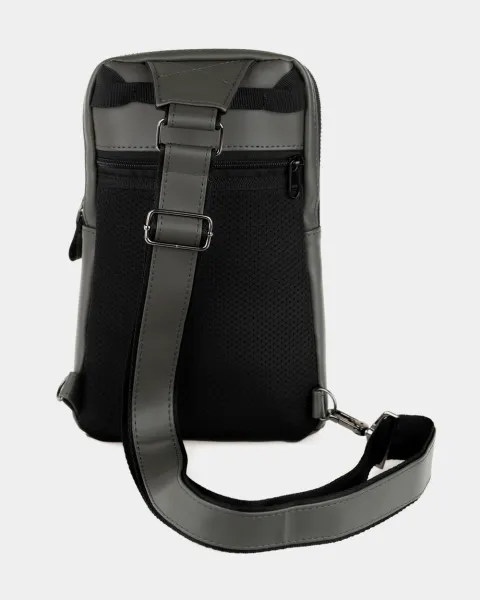 "SHUTTLE UNO BAG" екошкіра. сіра