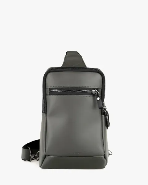 "SHUTTLE UNO BAG" екошкіра. сіра