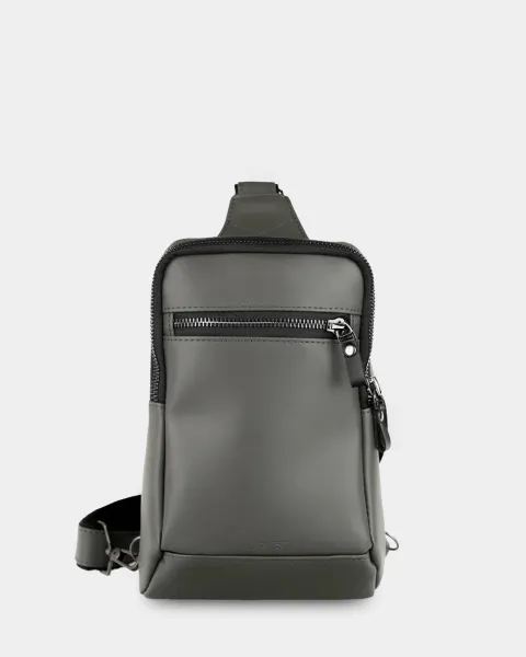 "SHUTTLE UNO BAG" екошкіра. сіра