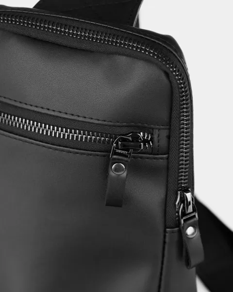 "SHUTTLE UNO BAG" ЕКОШКІРА, ЧОРНА