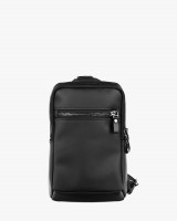 "SHUTTLE UNO BAG" ЕКОШКІРА, ЧОРНА