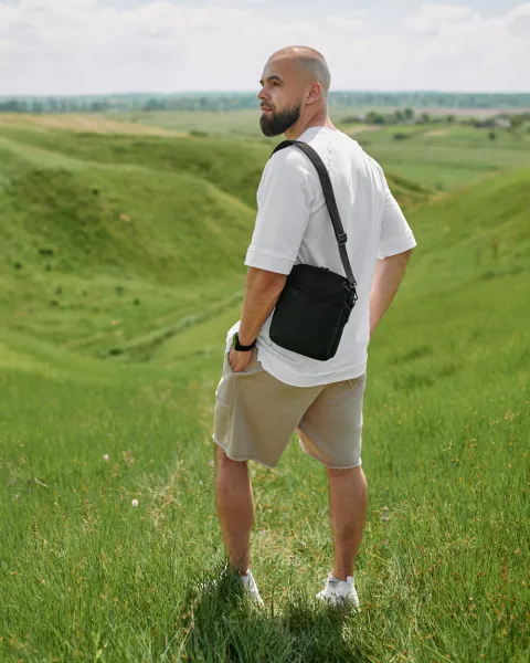МЕСЕНДЖЕР "DOPP" ПОЛІЕСТЕР, ЧОРНИЙ