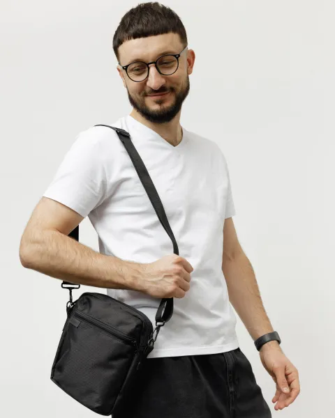 МЕСЕНДЖЕР "DOPP" ПОЛІЕСТЕР, ЧОРНИЙ