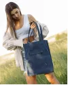 "TOTE SHOPPER", СИНЯ