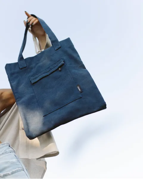 "TOTE SHOPPER", СИНЯ