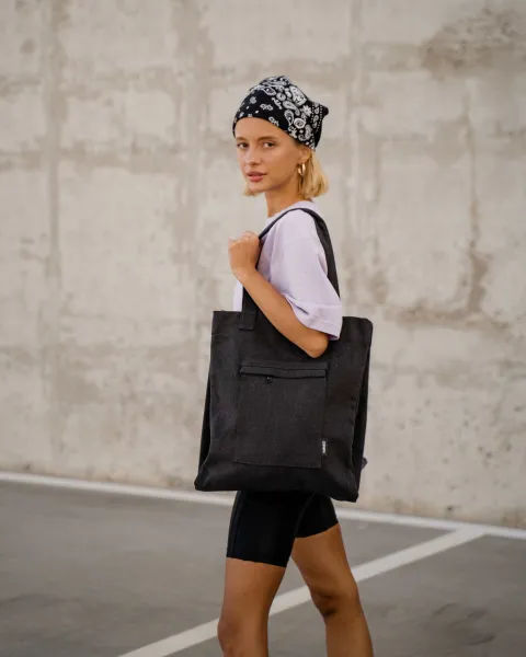 "TOTE SHOPPER", СІРА
