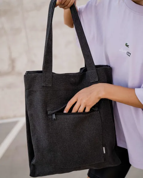 "TOTE SHOPPER", СІРА