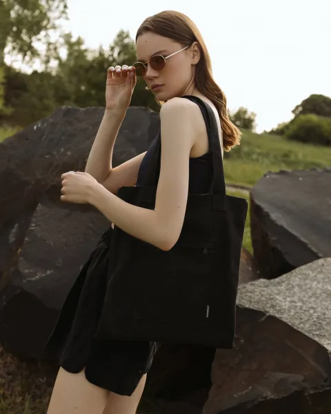 "TOTE SHOPPER", СІРА