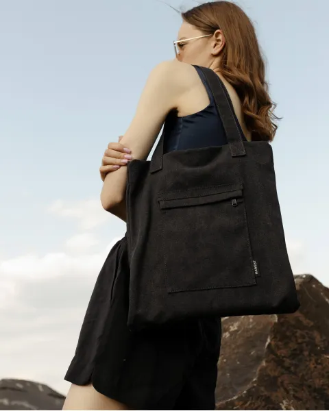 "TOTE SHOPPER", СІРА