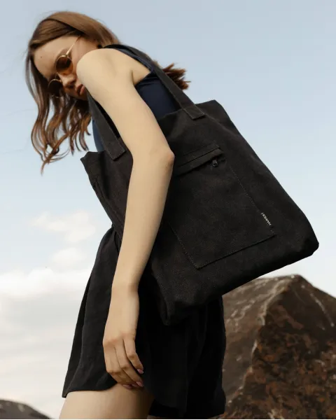 "TOTE SHOPPER", СІРА