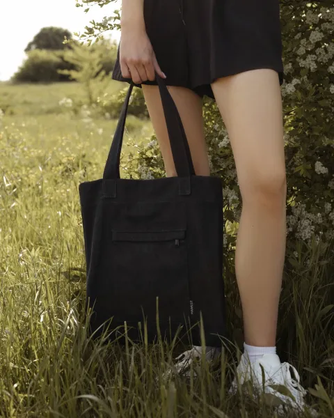 "TOTE SHOPPER", СІРА
