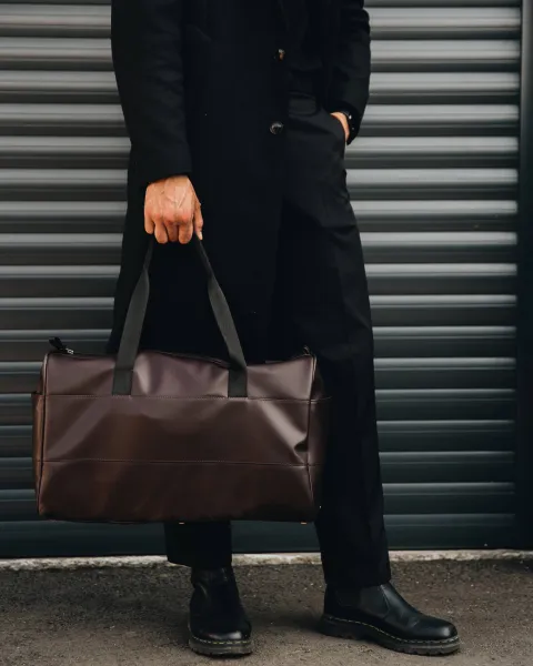 "BAREL BAG" екошкіра, коричнева