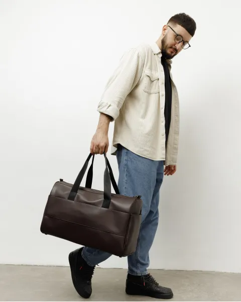 "BAREL BAG" екошкіра, коричнева