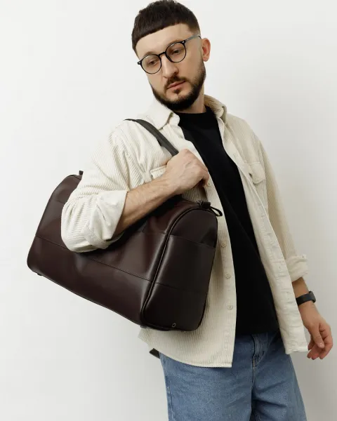 "BAREL BAG" екошкіра, коричнева