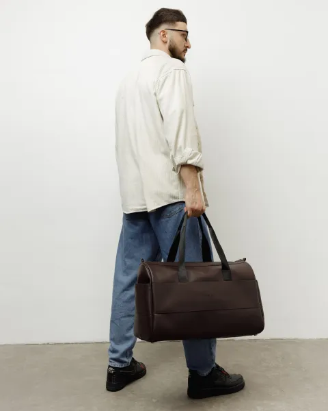 "BAREL BAG" екошкіра, коричнева