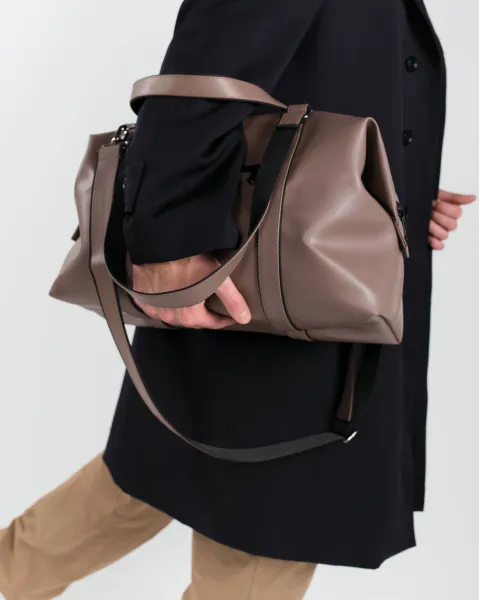 "Universal bag 01" екошкіра, бежева