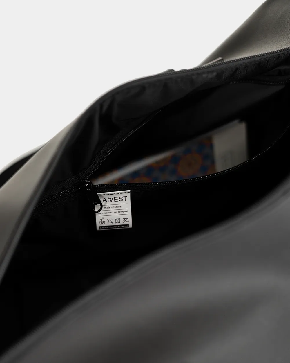 "Universal bag 01" екошкіра, чорна